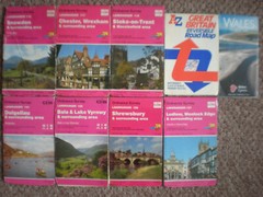NORTH & MID WALES SNOWDON LANDRANGER OS ORDNANCE SURVEY MAPS JOB LOT BUNDLE SET
