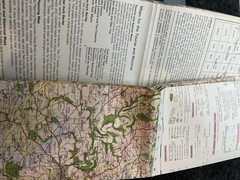 VINTAGE ORDNANCE SURVEY TOURIST MAP EXMOOR GOOD CONDITION FOR AGE