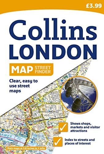 London Map by VARIOUS Sheet map, folded Book The Fast Free Shipping