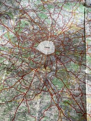 Michelin France Road/Tourist Map 237 Ile -de-France