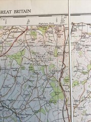 1936 Ordnance Survey One Inch Fifth Edition Map 123 Winchester And Basingstoke