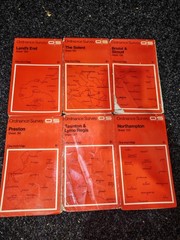 1960’s/70s Vintage Ordinance Survey Maps X13 (Sh2)