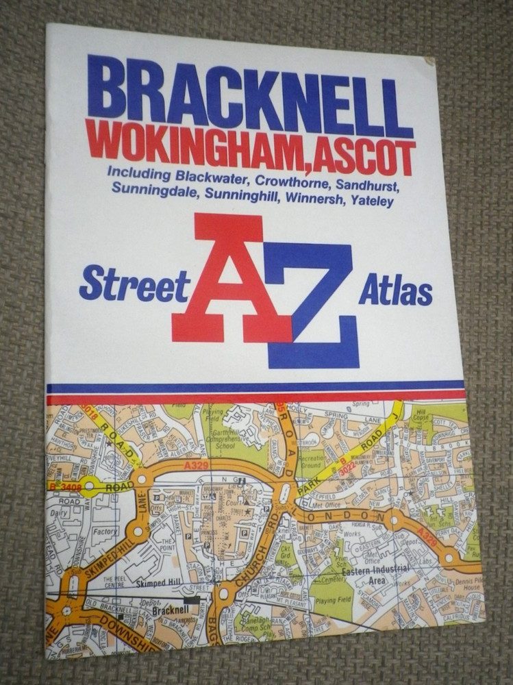 A-Z Bracknell, Wokingham (Street Atlas & Index) Geographer’s Paperback Book