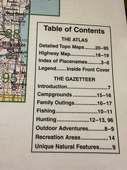 Wisconsin Atlas & Gazetteer Topographic Maps DeLorme 2003 VTG BACK ROADS Hunting