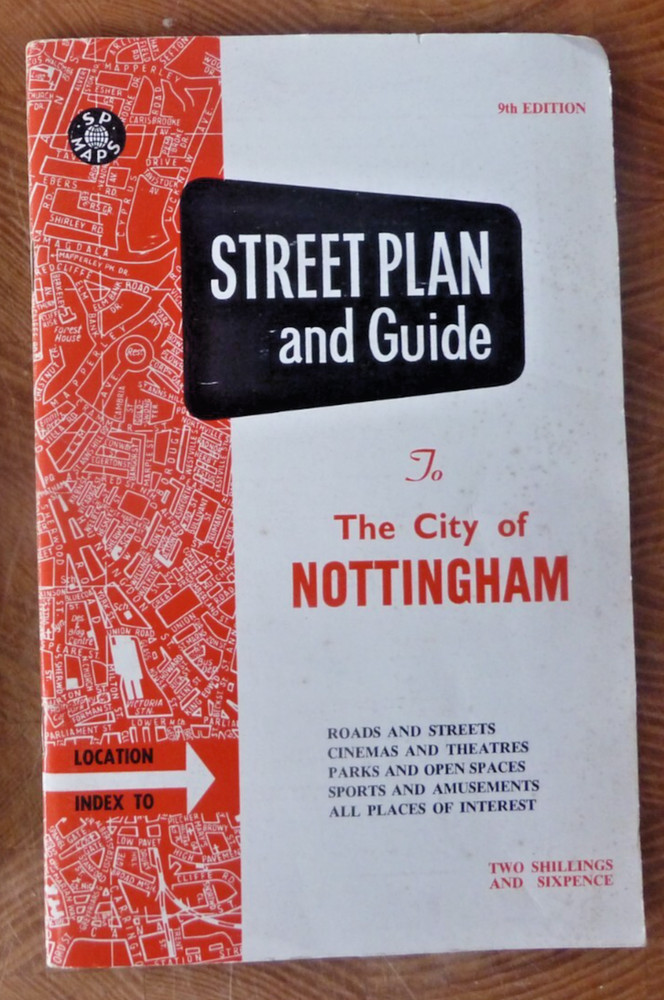 Street Plan & Guide The city of Nottingham 9th Edition Colwick Beeston Carlton