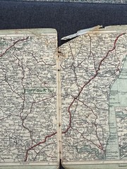 Collection of Old Road Maps & Guide Books. Great Britain