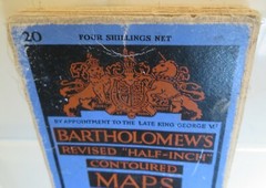 Bartholomew’s Revised Half Inch Map of Cambridge Folded Map Good Condition