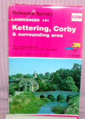 OLD STREET MAPS (JOB LOT OF “SEVEN” OLD MAPS) LUTON/CAMBRIDGE/KETTERING/LEEDS