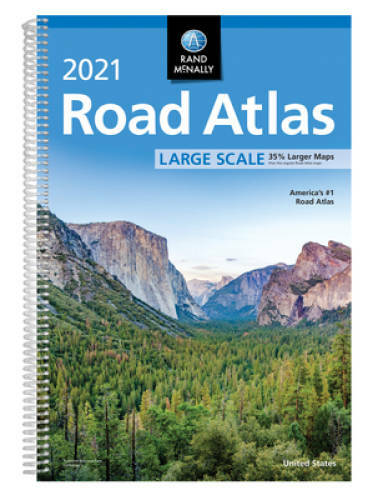 Rand McNally 2021 Large Scale Road Atlas (Rand McNally Road Atlas) – GOOD