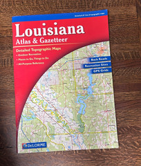 Louisiana Atlas & Gazetteer Delorme, Backroads, GPS Grids, Topographic Maps 2003