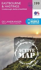 Eastbourne & Hastings, Battle & Heathfield (Map) OS Landranger Active Map