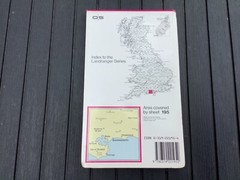 OS Ordnance Survey Landranger Map 195 Bournemouth, Purbeck & area – 1991