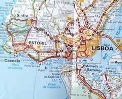 Michelin – PORTUGAL Map – No. 593 Regional – Portugal Sul Algarve GOOD condition