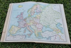 1922 The Times Atlas Of The World 3 Book Set