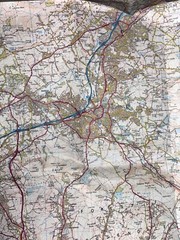 Ordnance Survey Landranger Map – Blackburn & Burnley – Sheet 103 – 1994