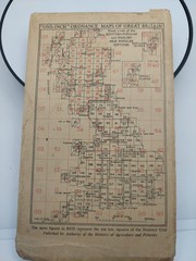 ORDNANCE SURVEY ONE INCH MAP 🗺️ SCARBOROUGH 1947 Popular Edition cloth Sheet 93