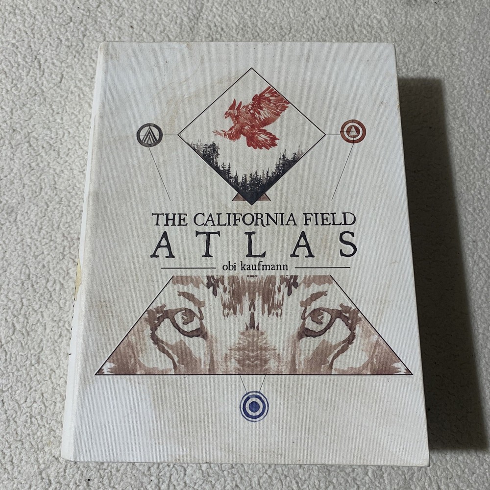 Signed, 1st Printing! The California Field Atlas by Obi Kaufmann 2017 SC VG