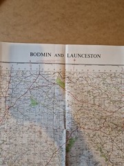 Ordnance Survey Map Of Great Britian – BODMIN AND LAUNCESTON – 1967 – 1/63360