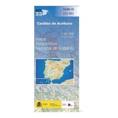 Spain map 1040-III: Canillas De Aceituno hiking walking cycling 1:25K