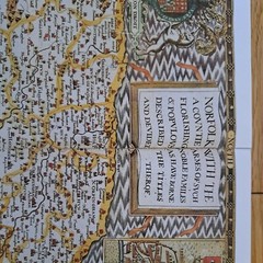 Tudor map of Norfolk John Speed
