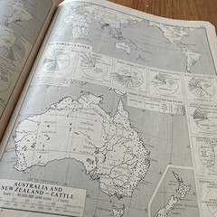 Phillips Australian Commonwealth Atlas Vintage 1955