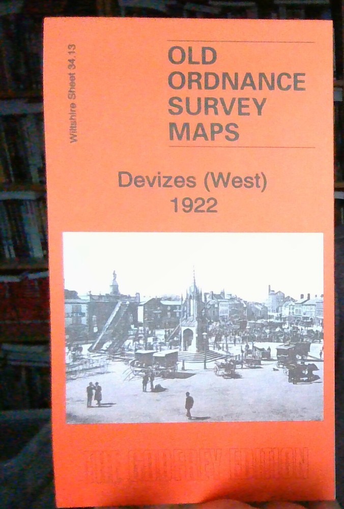 MAP OF Devizes (West) 1922 Wiltshire Sheet 34.13b NEW 9781787216358