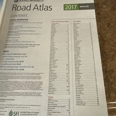 Rand McNally 2017 Road Atlas United States Canada Mexico Midsize 8×11 PARKS LAKE