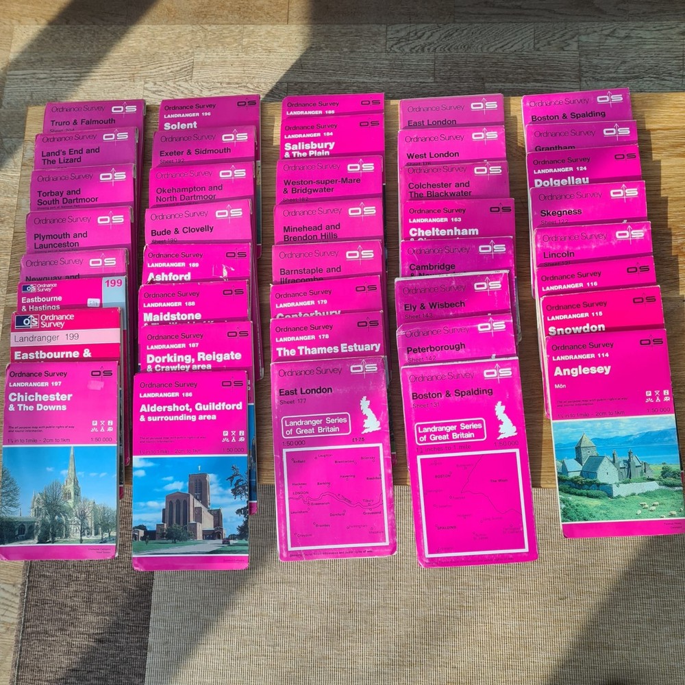 Landranger Ordnance Survey Map Collection