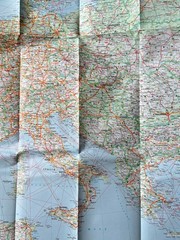 Europe World Region Map Hema Paper Immaculate Clean Barely Opened Free Post UK