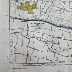 Vintage Ordinance Survey Map Sheet Lympne Kent 1938