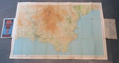 Bartholomew’s Revised Half Inch Map of Dartmoor Folded Map Good Condition