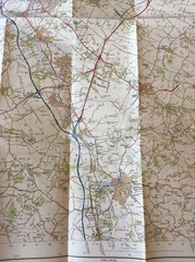 1997 Ordnance Survey Landranger Map 154 Cambridge & Newmarket inc Saffron Walden