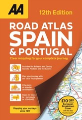 AA Road Atlas Spain & Portugal (Paperback Book)