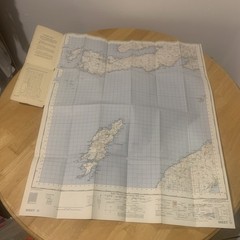 Ordnance Survey One Inch Map 51 Seventh Series Iona & Colonsay 1956 OS