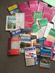 Vintage Map Bundle Collection Mixed Publishers Various Authors Job Lot