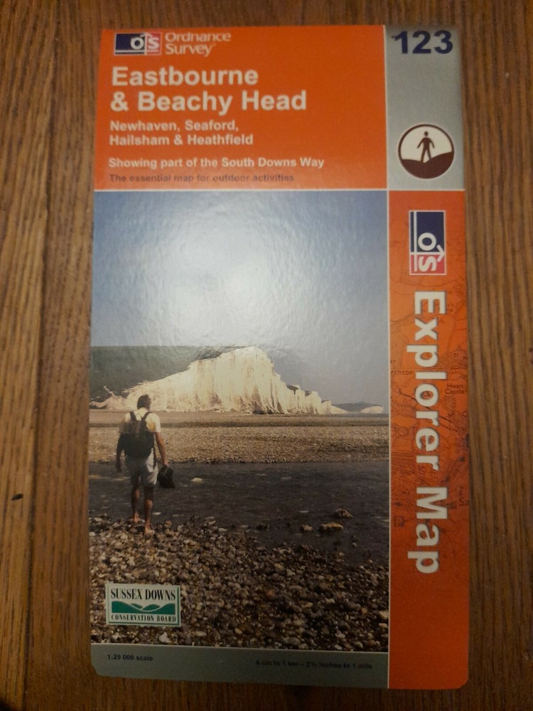 Ordnance Survey Explorer 123 Eastbourne & Beachy Head