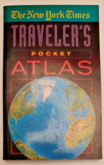 THE NEW YORK TIMES TRAVELER’S POCKET ATLAS By Times Books *Excellent Condition*