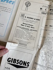 Vintage Ordnance Survey One Inch & Barnetts Maps Street Plan Index Newquay X5