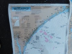 Vintage 1990’s Captain Segull’s Maps Cape May Chesapeake Bay & North Carolina