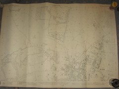 Vintage Ordnance Survey Map XXIX Herts Sheet 29.8 Hertford Ware 1923 1:2500