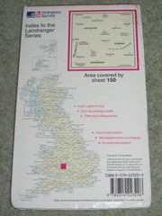 OS Ordnance Survey Landranger Map Sheet 150 Worcester & The Malverns – 1997