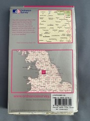 Ordnance Survey. Blackburn & Burnley Map103. Laminated Landranger. 1:50 000.