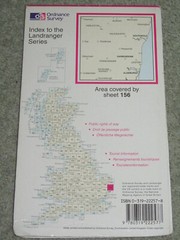 OS Ordnance Survey Landranger Map Sheet 156 Saxmundham & Southwold – 1996