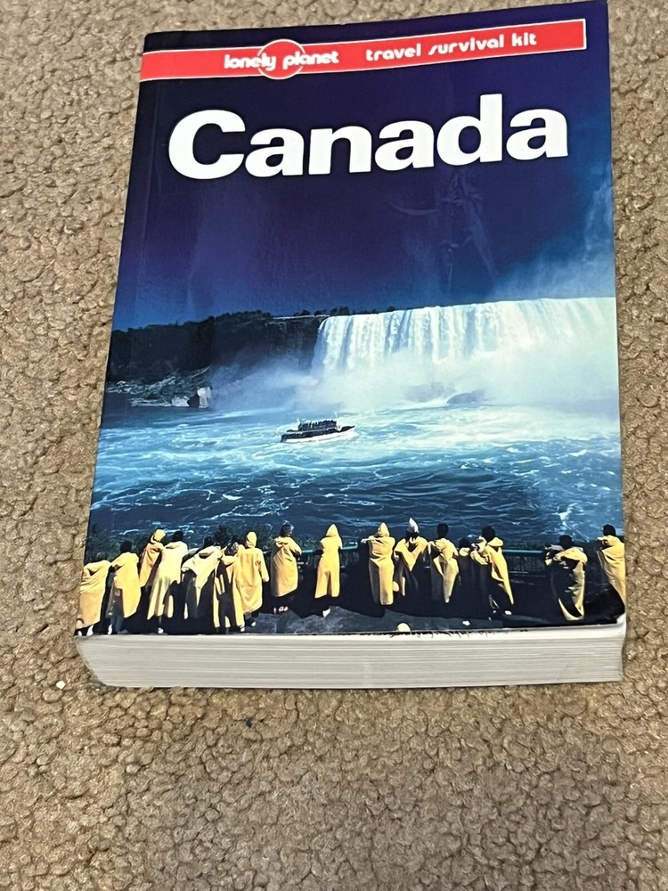 Lonely Planet Travel Survival Kit Canada -Vintage – 1992- 4th Edition Paperback