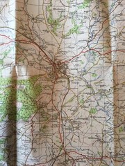 1967 Ordnance Survey One Inch Map 129 Ludlow (incl Leominster , Church Stretton