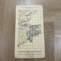 WHITSTABLE HERNE BAY Ordnance Survey Sheet TR16 1:25000 1960 National Grid