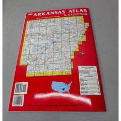 Arkansas Atlas & Gazetteer Delorme Topo Maps Back Roads Outdoor Recreation 1997