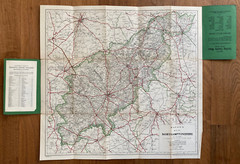 Northampton – Ever Ready Bacon’s County Map On Cloth