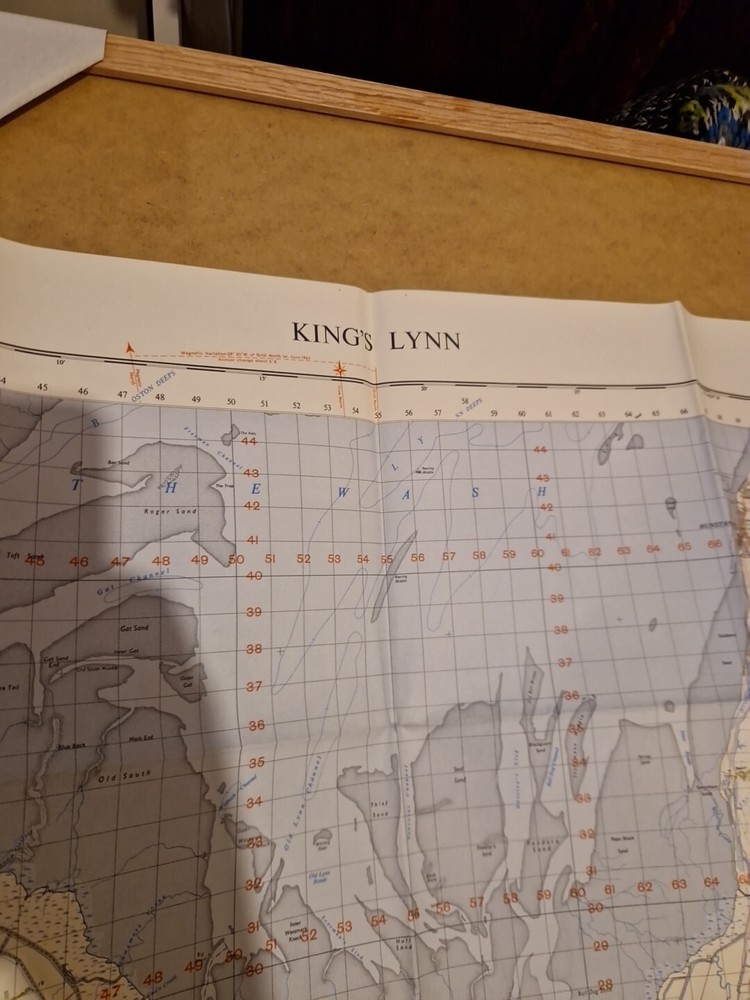 Ordnance Survey Map Of Great Britian – KINGS LYNN- 1963 – 1/63360