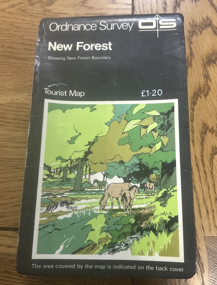Ordnance Survey Map New forest 1972 Free P&P